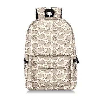 

Pusheen Cat Printing Backpack Anime Kawaii Bag Schoolbag Backpack Nylon Travel Rucksacks Cartoon School Bags for Teenage Girls