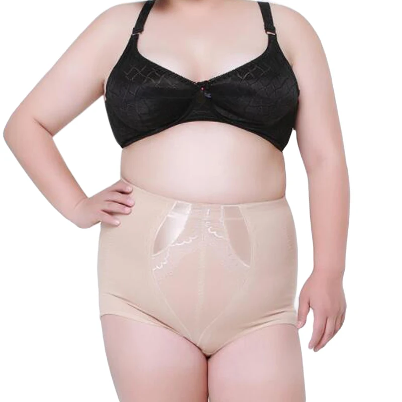 Cotton High Waist Panties Plus Size Shaper brief Control Tummy Panties