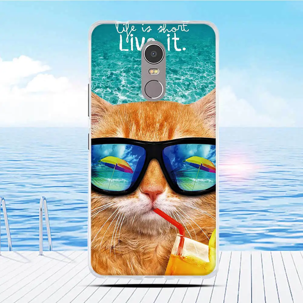 Чехол для Lenovo K6 Note с 3D рельефным рисунком из мультфильма задняя крышка ТПУ мягкий