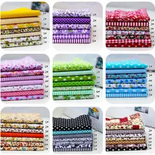 7 pezzi 100% tessuto di cotone assortiti pre-tagliato panno floreale cucito Patchwork Bundle decorazioni fai da te cucito materiale fatto a mano fai da te 25*25cm