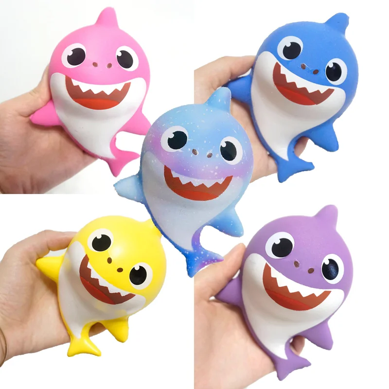

Kawaii Squishy Cute Animals Shark Squeeze Soft Toy Squishies Scented Cream Slow Rising Stress Relief Antistress Toys For Kids
