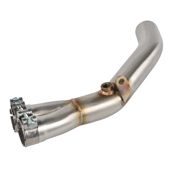 

Motorcycle Racing Muffler Decat Exhaust Mid Pipe For Honda CB1000R 2008 2009 2010 2011 2012 2013 2014 2015 2016 Stainless Steel