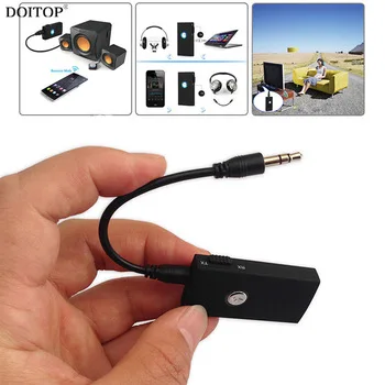 DOITOP Universal Mini 3.5mm Wireless Bluetooth Transmitter and Receiver Portable 2-in-1 Stereo Audio Bluetooth Wireless Adapter