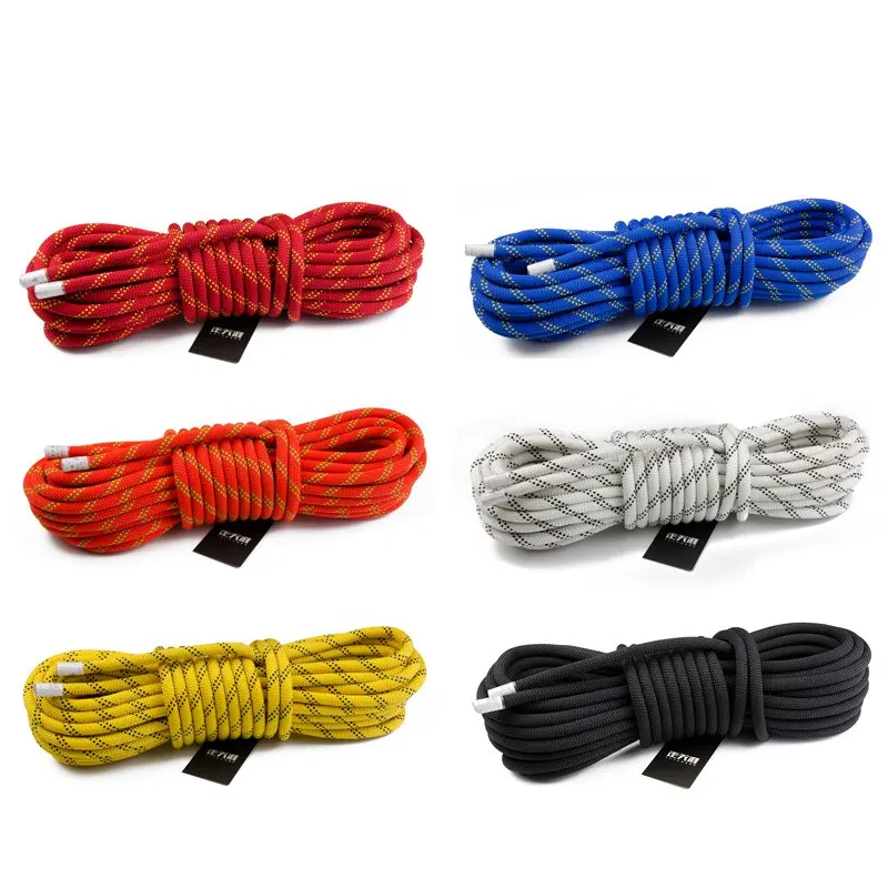 Goede Nieuwe 10 m 15 m 20 m Statische Touw Klimmen Touw Diameter 10.5mm Veiligheid Dragende 2700 KG Escape Klimmen Buiten Wandelen