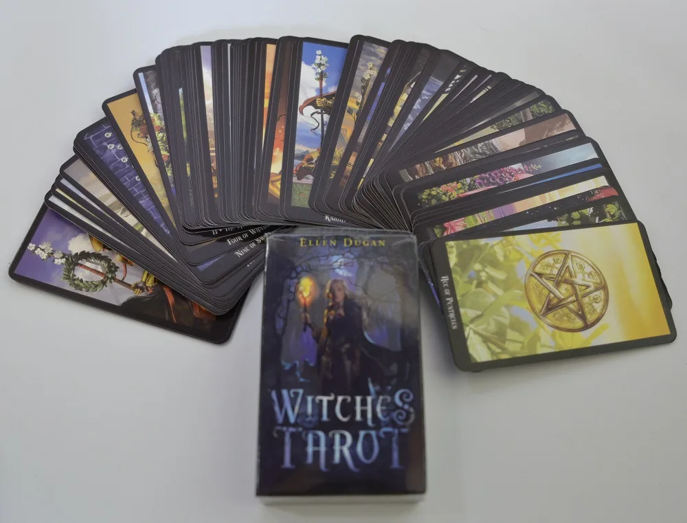 2019 nouvelle version anglaise complète tarot avec des cartes de boîte colorées meilleur jeu de société jouant pour les cartes de fête, cartes de Tarot