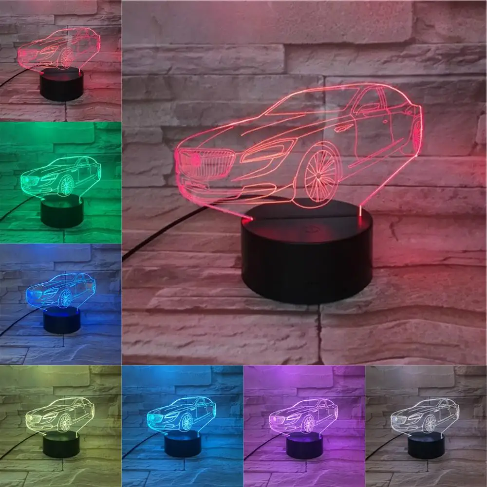 VCity 3D Led Night Light Concept Bedside Lighting Gifts for Kids Sleeping Flashlight Mood Creative Present Children RGB | Лампы и