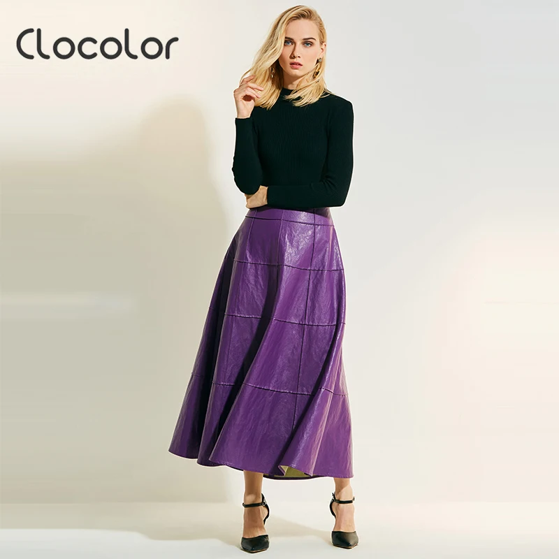 новый clocolor для женщин юбка осень-зима bricks фиолетовый высокой Tale пр...