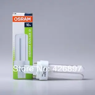 30 шт. компактная флуоресцентная лампа DULUX D 10 Вт/827 2 контакта энергосберегающая