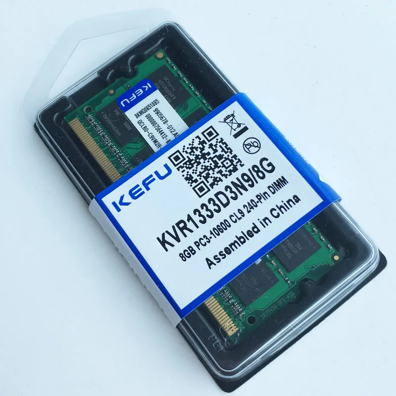 Achat NOUVEAU 8 GB DDR3 PC3 10600 1333 mhz 204 pin Sodimm MÉMOIRE Portable CL9 Ordinateur Portable Mémoire RAM 8G 1333 MHZ faible densité Non Ecc pleine testé
