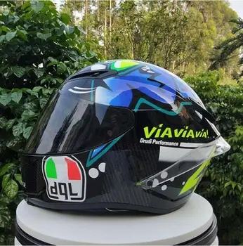 

2019 dql Motorcycle helmet man riding car four seasons cool motorcycle with REAR WING tail spolier motor helmet lens visor