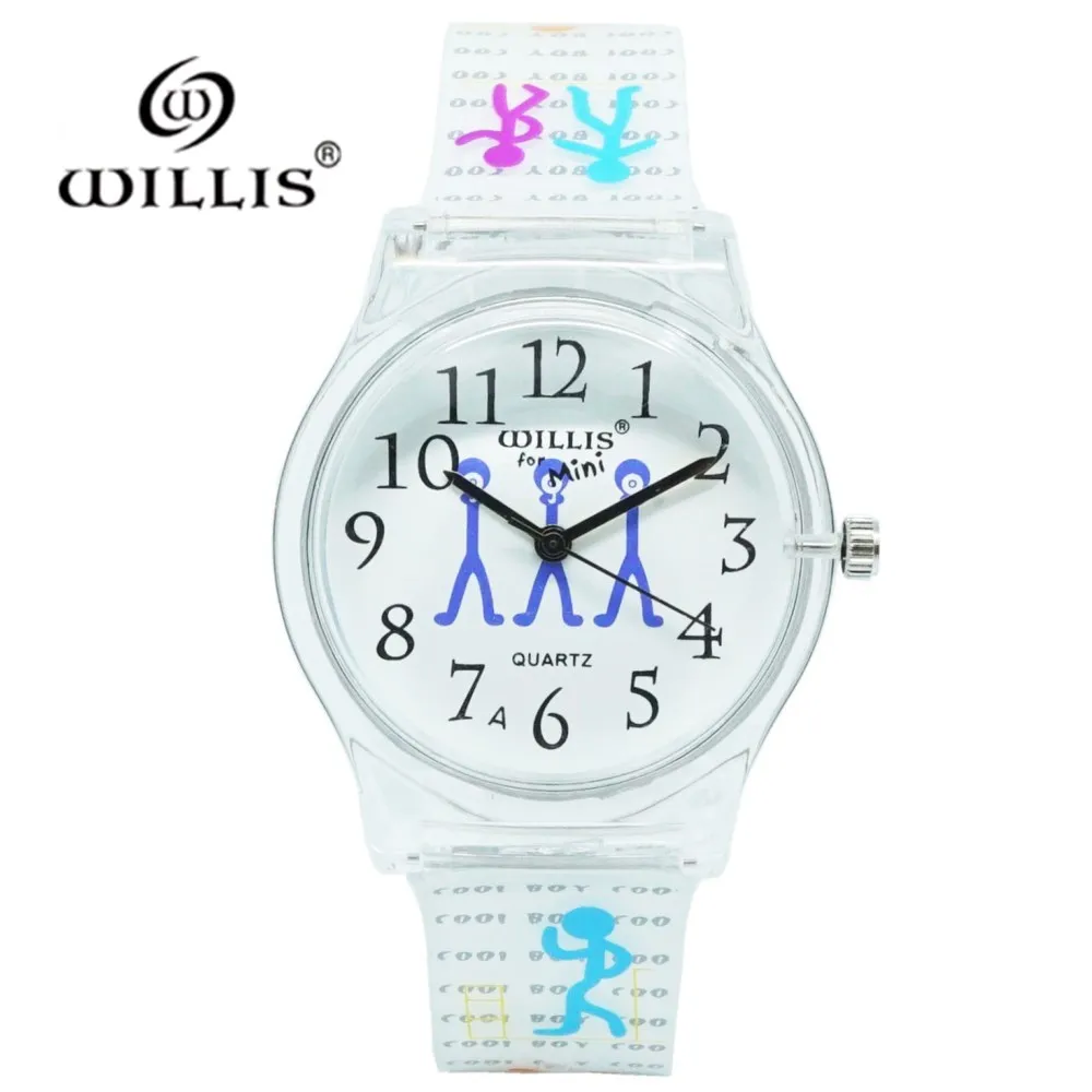 WILLIS бренд для женщин водостойкие Кварцевые спортивные часы силиконовые модные женские часы для отдыха платье Harajuku стиль повседневное