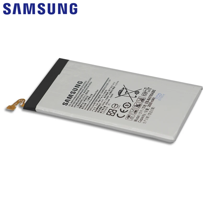 Оригинальная запасная аккумуляторная батарея SAMSUNG 2600 мАч для Samsung Galaxy A7 2015 A700 A700FD
