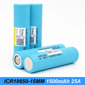 

Turmera original battery 18650 15M inr18650-15M 1500mah 25A for power tools screwdriver battery and E-cig battery j28