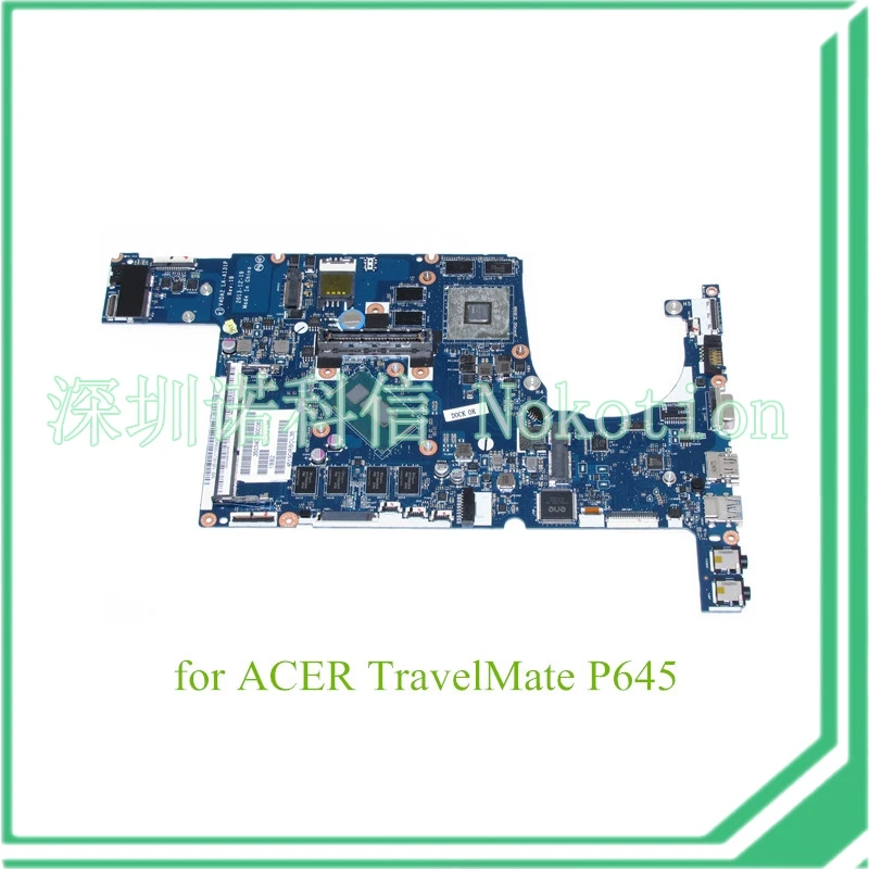 NOKOTION V4DA2 LA A131P Mainboard For font b acer b font Travelmate P645 laptop motherboard I7