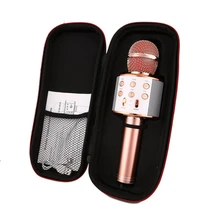 WS-858 Bluetooth Wireless Microphone Handheld Karaoke Mic USB KTV Player Bluetooth Speaker Record Music Microphones WS858 WS-858 Bluetooth Wireless Microphone Handheld Karaoke Mic USB KTV Player Bluetooth Speaker Record Music Microphones WS858