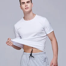 Men Waterproof Stain-Proof Quick Dry Antifouling T-Shirt Breathable Tees for Summer FDC99
