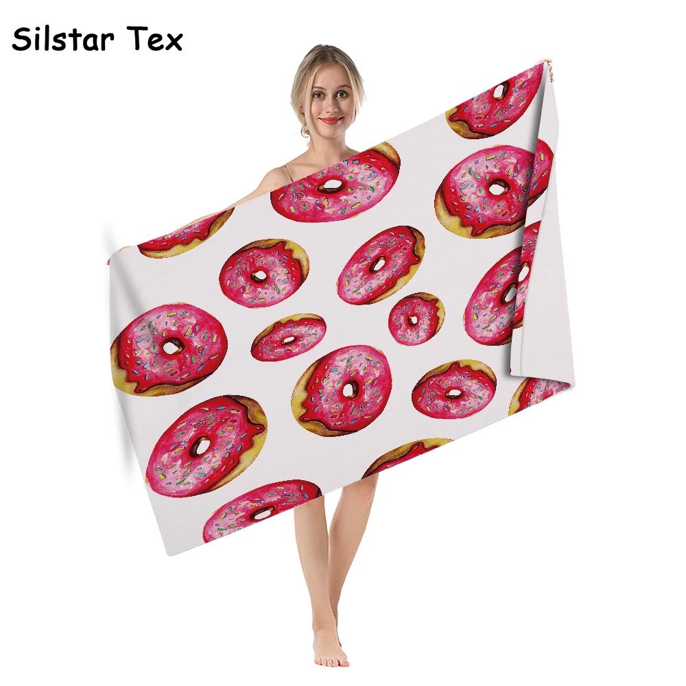 Silstar Tex Donut Comfortable Beach Towels Microfiber Absorbent Shower Towel For Large Outdoor Travel Sports Swimming Silstar Tex Donut Comfortable Beach Towels Microfiber Absorbent Shower Towel For Large Outdoor Travel Sports Swimming
