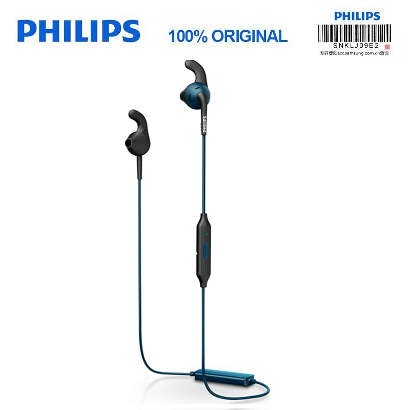 Kopen Philips SHQ6500 originele Bluetooth draadloze headset sport headset met microfoon mobiele telefoon en muziek doorgegeven offici euml;le test