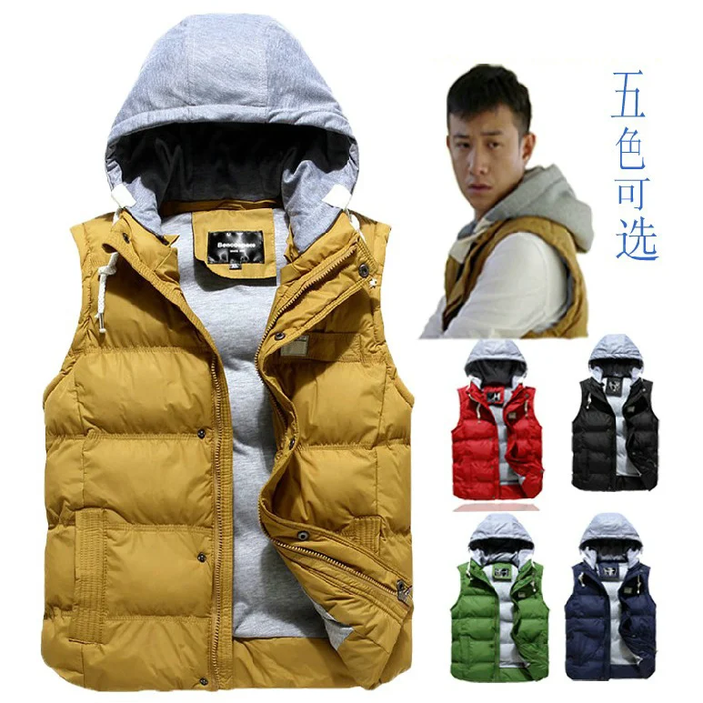 NEW Men's Hooded Hoodies Quilted Quilt Down Puffy Puffa Puffer Padded