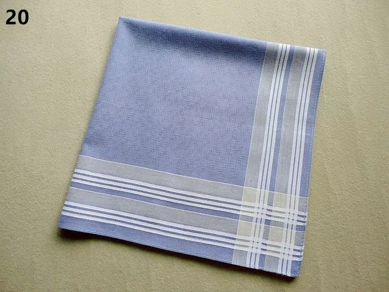 Платок мужской Ассорти тканый хлопок Hankies модная Подарочная коробка оптом