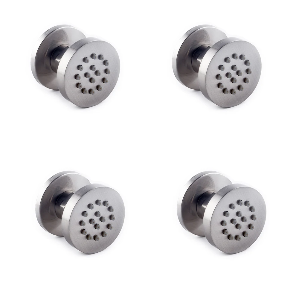 Bathroom Brass Shower Body Jets Adjustable Shower Spa Massage Head 4pcs