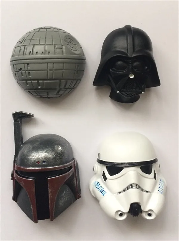 Star Wars Darth Vader PVC Fridge Magnets Figures Toys - 3