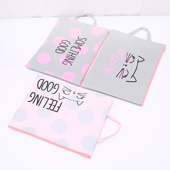 

1pcs 55277 Tumi stationery wholesale TM-G69006 Pink summer A4 paper bag Storage bag