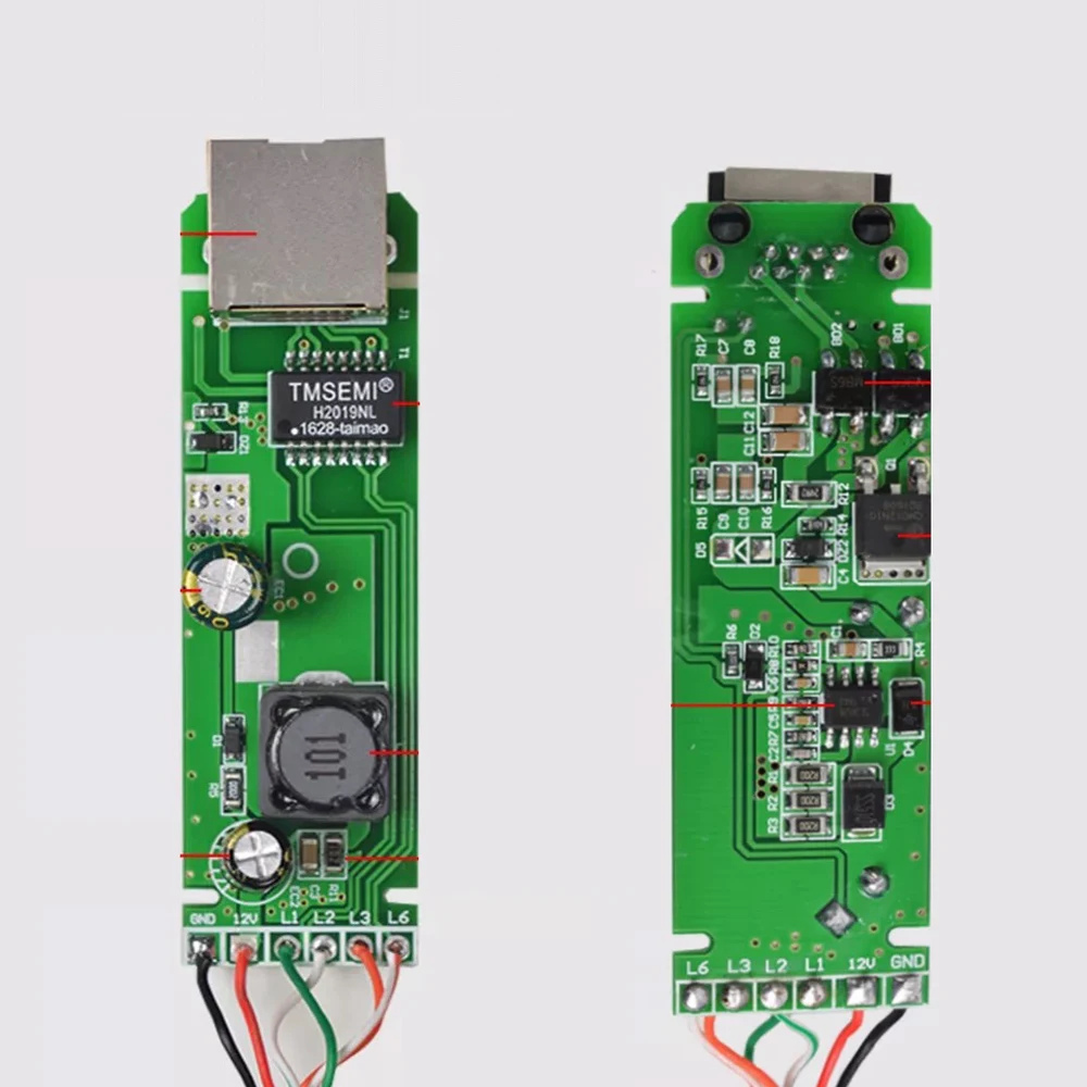 Cdycam 3 шт./1 сумка PoE сплиттер мощность по Ethernet 48 В до 12 В IEEE802.3af стандартный тип 15 Вт модуль питания для NonPoe камеры