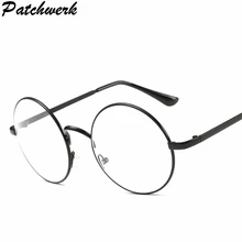 Круглая оправа для очков для женщин и мужчин, оптическая оправа, прозрачное стекло es для студентов, компьютера, стекло es оправа с прозрачным стеклом