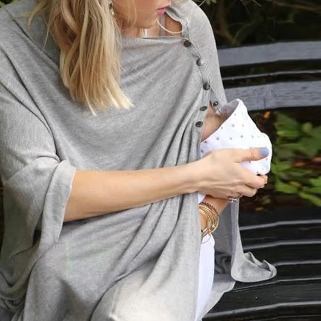 Women Maternity Breastfeeding Tee Nursing Top Solid Long Sleeve T-shirt breastfeeding t shirt breast feeding top