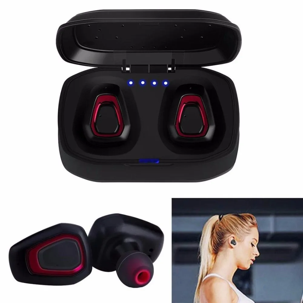 A7 наушники вкладыши TWS с Беспроводной Bluetooth стерео paird микрофоном + зарядным