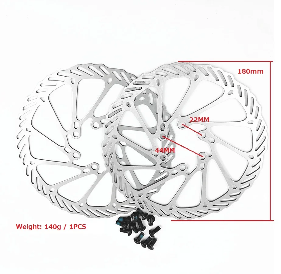 2 пары из высококачественной нержавеющей стали велосипед тормозной диск Диаметр 160 мм отправить 24 винты для BB5 и BB7 avid