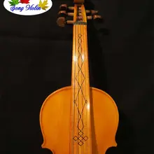 BeautifulLight желтый цвета ремесло 5 струн 4/4 Электрический+ акустическая скрипка#8180