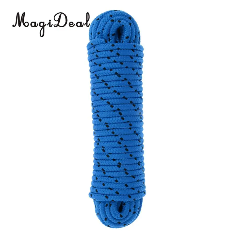 20m Multi Braided Emergency Rappelling Rock Climbing Rope Strap 500Kg Load