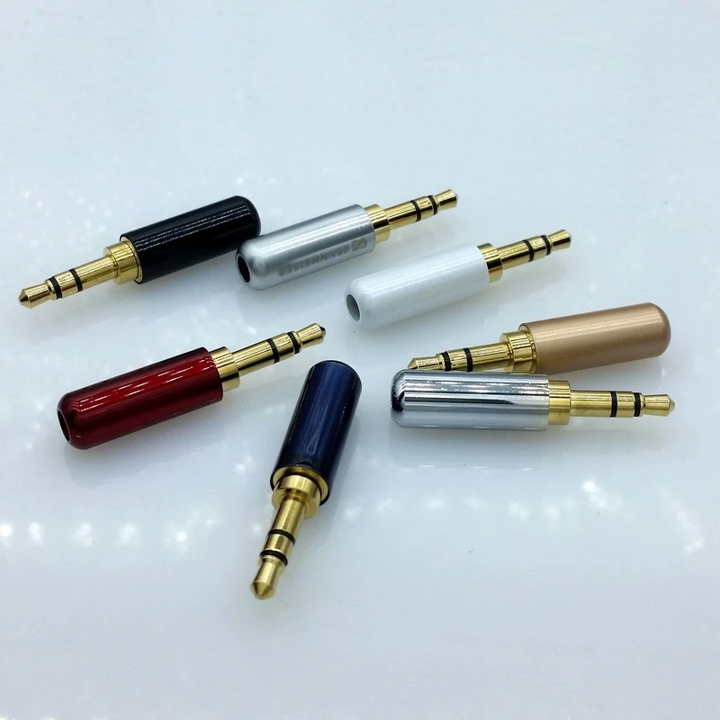 3pin 3 5 мм аудио Позолоченный разъем для наушников RCA разъемы jack стерео гарнитура