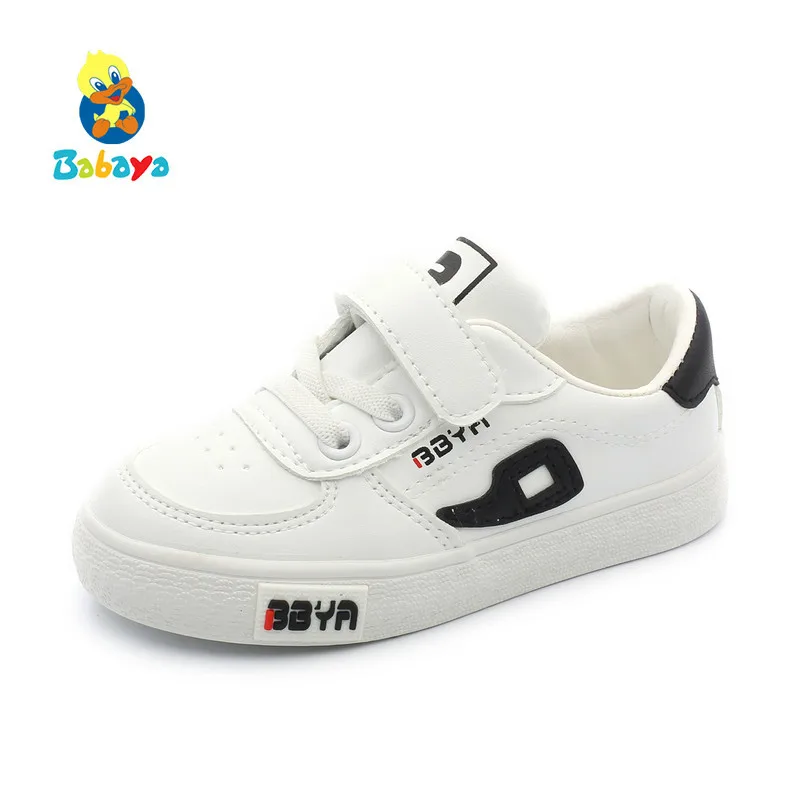 

High Quality Children Artificial Leather Shoes Boys Girls Shoes 2018 Autumn New Fashion Student Kids Casual Shoes
