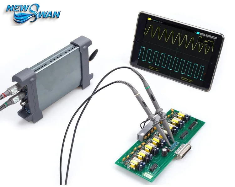 

Hight Sensitive Professional Touch Screen Mobile Phone Oscilloscope WIFI Mobile Phone Virtual Oscilloscope Dual Channel