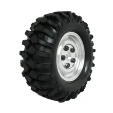 4 Unids 96mm 1.9 “1/10 rc crawler neumáticos ruedas llantas de aleación 12mm hex hub para axial tamiya hsp hpi redcat exceed coche