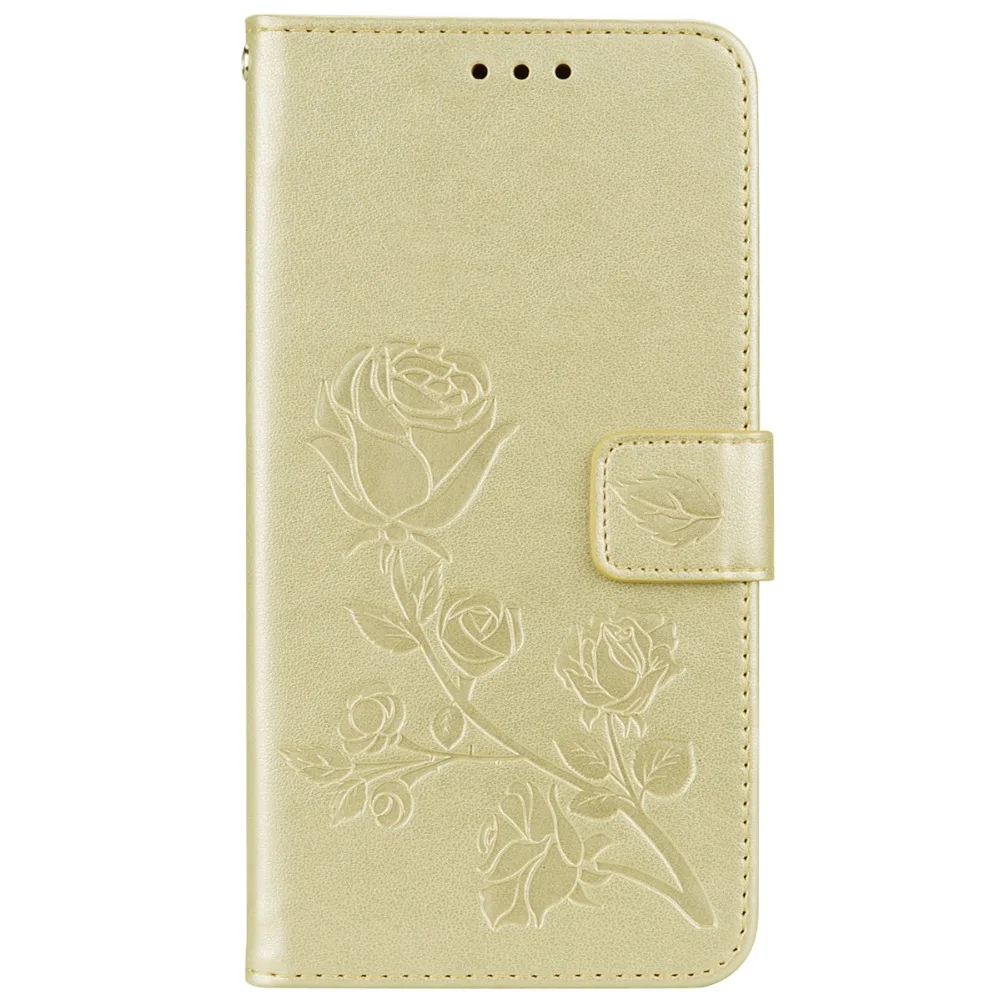 Флип-Бумажник кожаный чехол-подставка с 3D принтом розы чехол-бумажник для телефона с отделением для карт для Xiaomi Redmi Примечание 5A Fundas