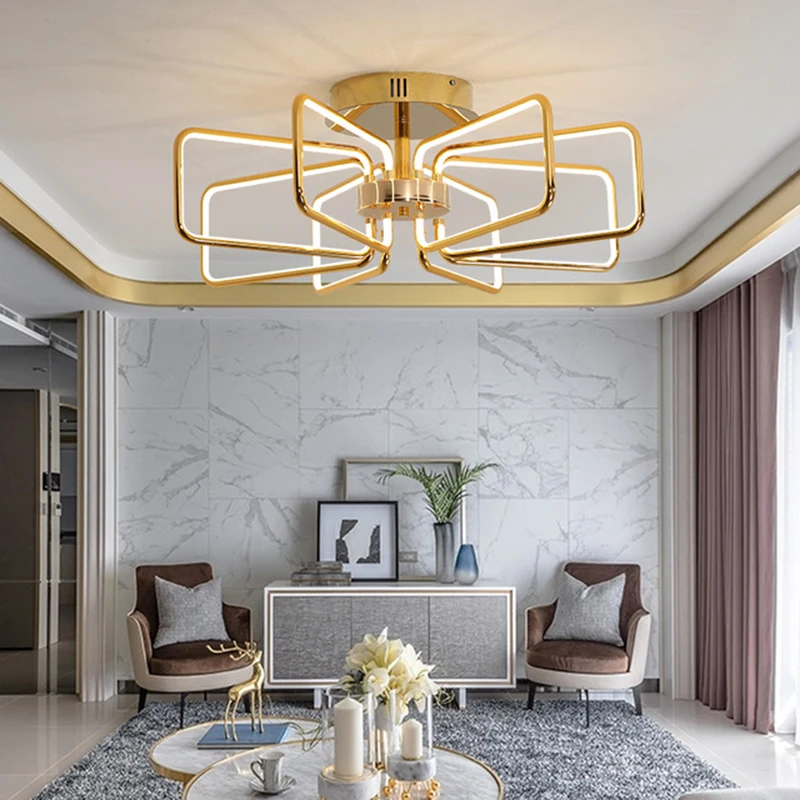 

Modern led ceiling light Overhead hanging lobby dimming lights for home bedroom living room kitchen study room ceiling lamp