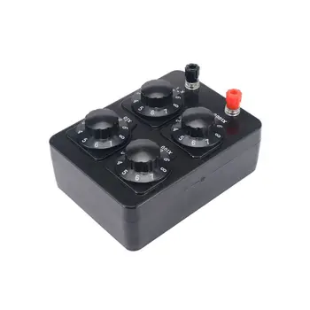 

0-9999 Ohm Simple Resistance Box Precision Variable Decade Resistor Teaching Instrument