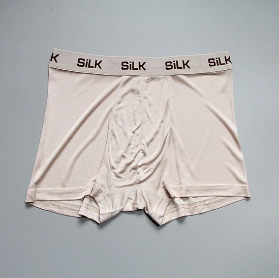 1PC 100 Pure Silk Soft Men's Underwear Boxer Size L XL 2XL 3XL SG106