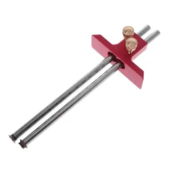 

Carpentry Scriber Double Headed Scribe Blade Woodworking Double-Line Marking Gauge Ruler Tools For Carpenters