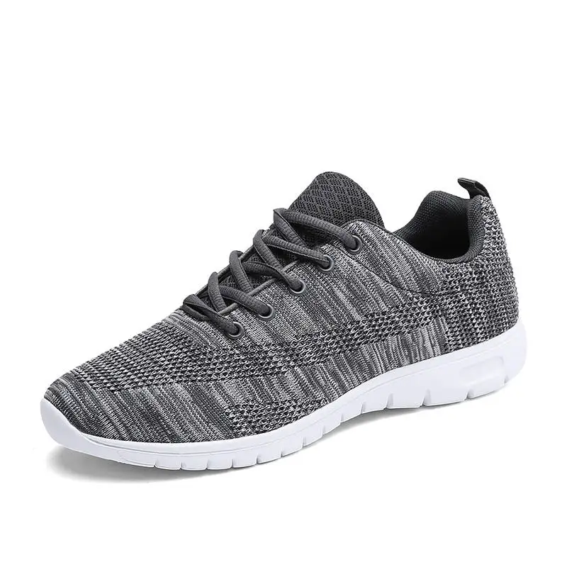 Мужская Легкая повседневная обувь Flyknite модная брендовая на плоской подошве со