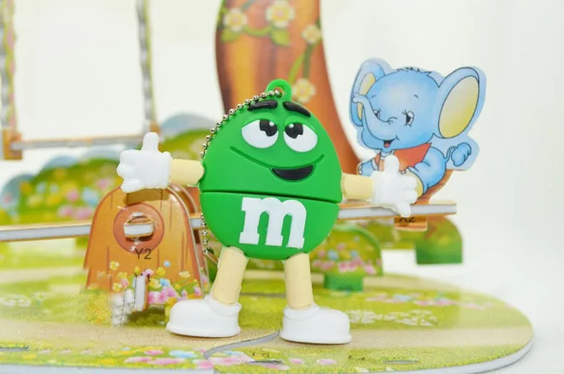 JASTER USB 3,0 милый мультяшный M& m's Chocolate M Bean 4 ГБ/8 ГБ/16 ГБ/32 ГБ/64 ГБ флеш-накопитель USB флешка карта памяти U диск