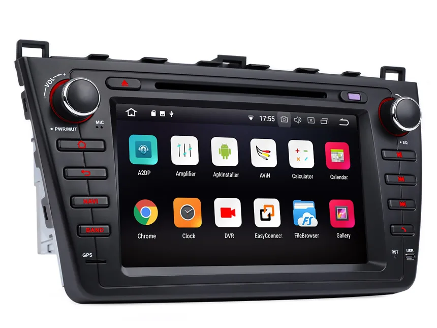 Excellent 8" Android 8.0 Oreo OS Car DVD Multimedia GPS Radio for Mazda 6 2008 2009 2010 2011 2012 with PIP Multi-Tasking Function Support 1