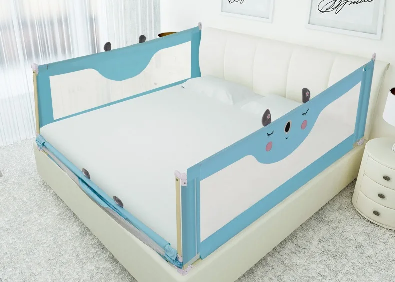  1.2m to 2.2m portable travel bed rail baby playpen baby fence baby bed fence bed safeti Rails Secur