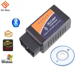 ELM 327 Bluetooth лучшее оборудование V1.5 OBD II ODB2 ELM327 автомобиля диагностический Интерфейс сканер работает на Android Крутящий момент