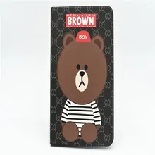 Bear Cartoon Cartoon Case for iPad mini 1/2/3/4 7.9 inch Slim soft Opvouwbare Stand Cover Auto Wake Pu Case Leather case