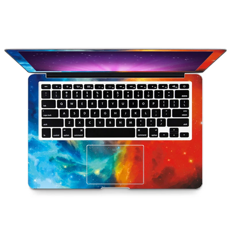 3 в 1 наклейка на весь корпус чехол для ноутбука Виниловая Apple Macbook Air 11 12 13 15 Pro Mac Book